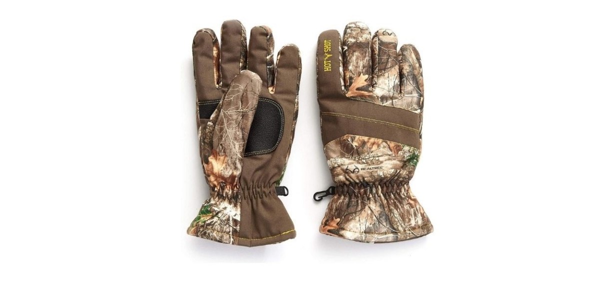 Hot Shot Mens Camo Defender Gloves