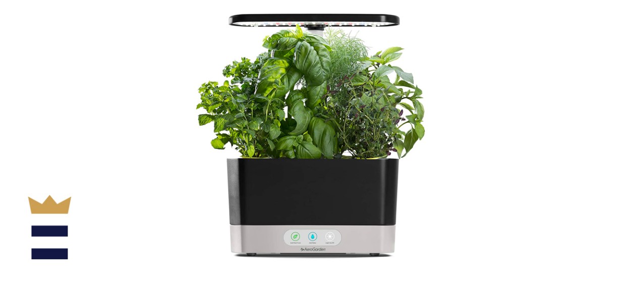 AeroGarden Black Harvest Indoor Hydroponic Garden