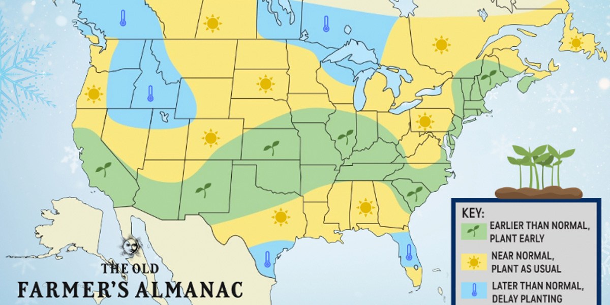 The Last Frost Date map