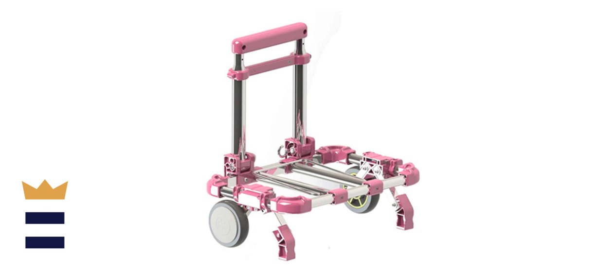 Intbuying Folding Portable Stair Climbing Luggage Cart