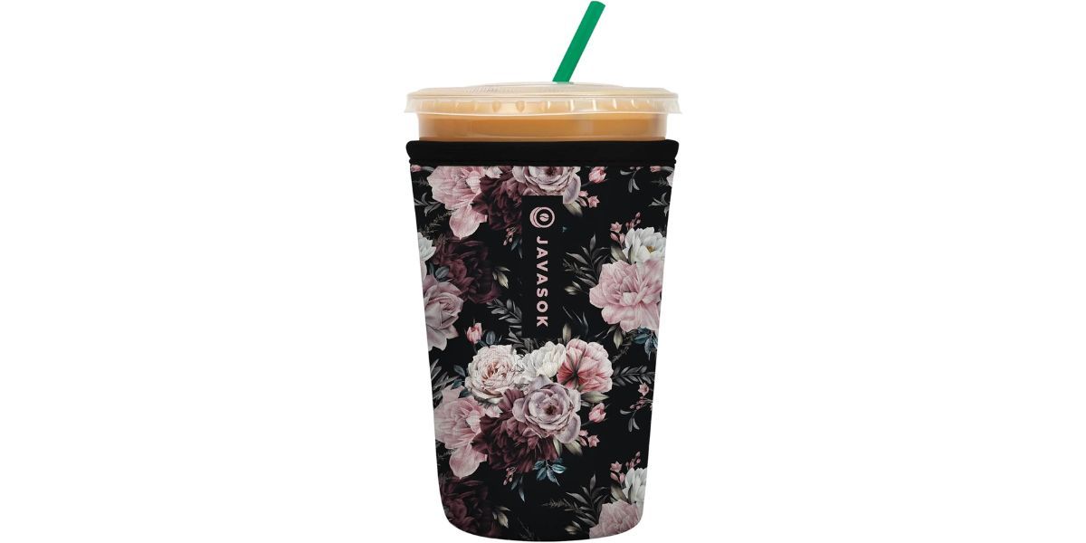 Sok It JavaSok Iced Coffee &amp; Cold Soda Insulated Neoprene Cup Sleeve
