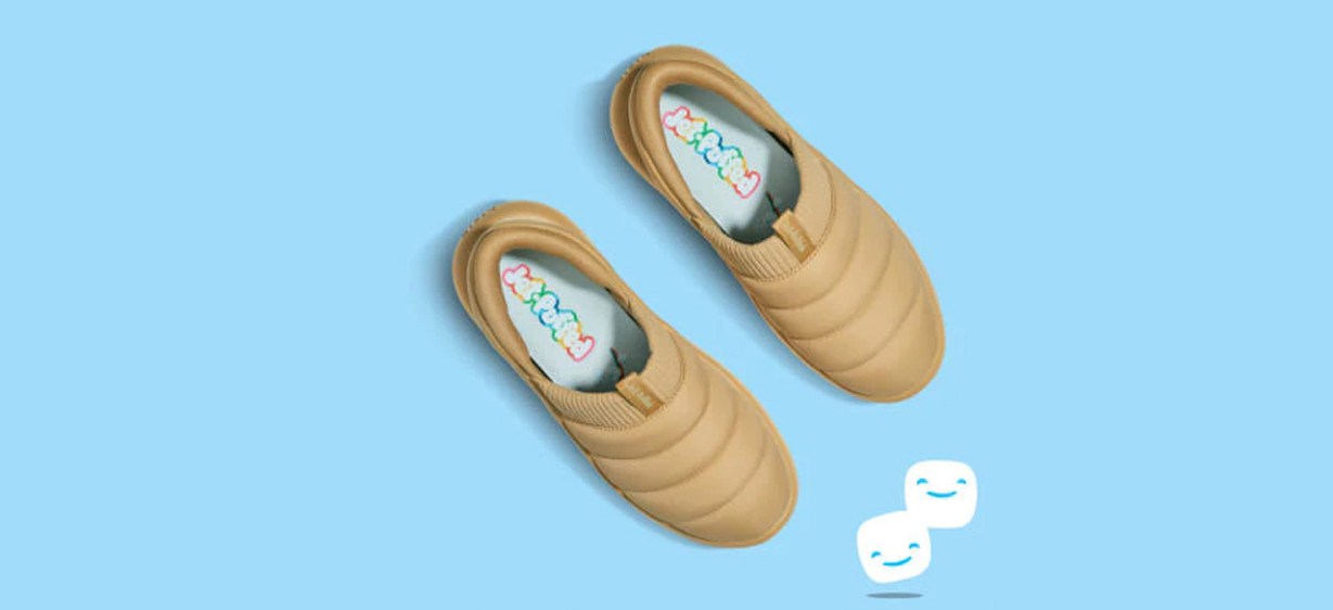 a pair of the new S'mores Shoes by Kizik