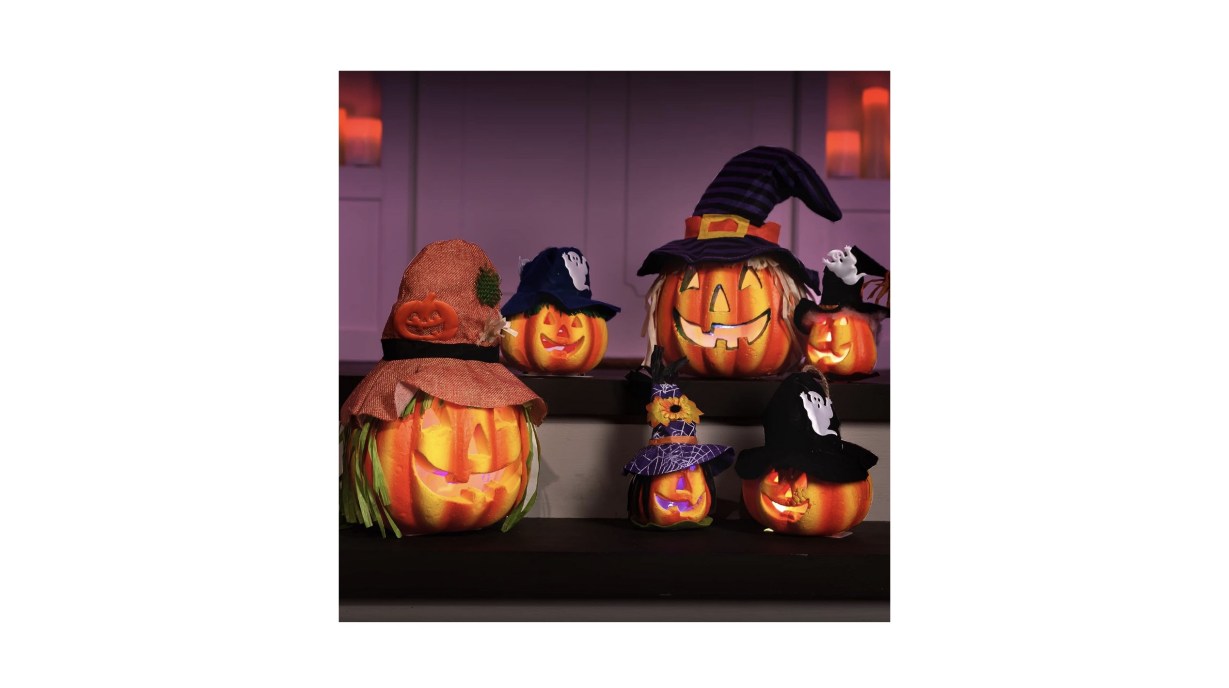 Joyin Light Up Halloween Jack-o'-Lantern Props