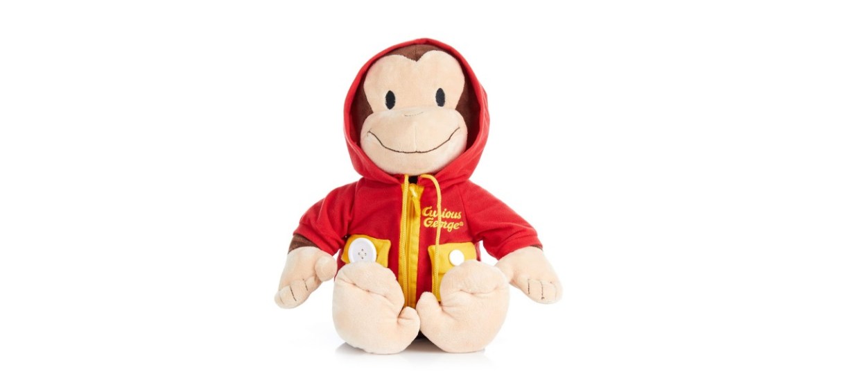Kids Preferred Curious George Learn to Dress Plush Toy