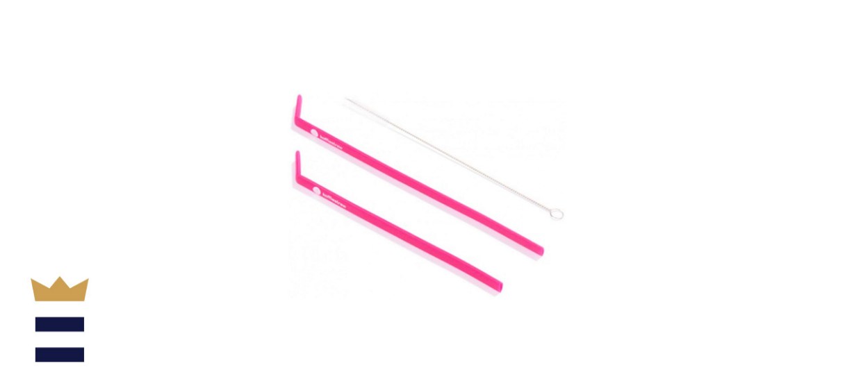 Koffie Straw Pink Set of 2 