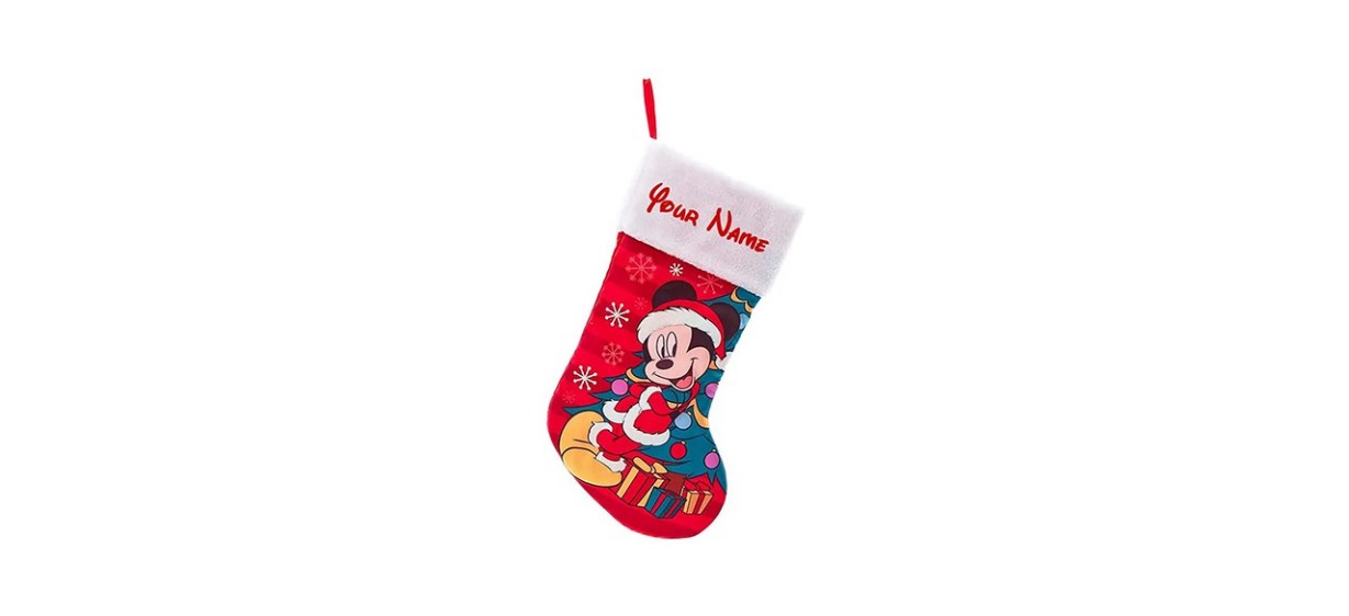 Santa Mickey/Minnie Mouse 18-Inch Stocking