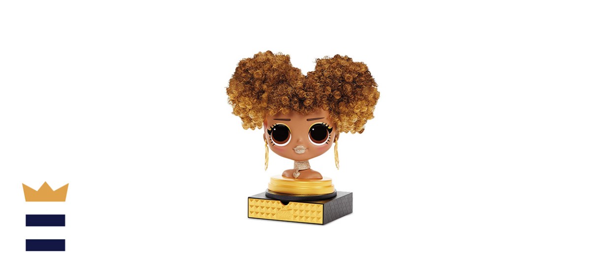 L.O.L. Surprise O.M.G. Styling Head Royal Bee with Stick On Hair