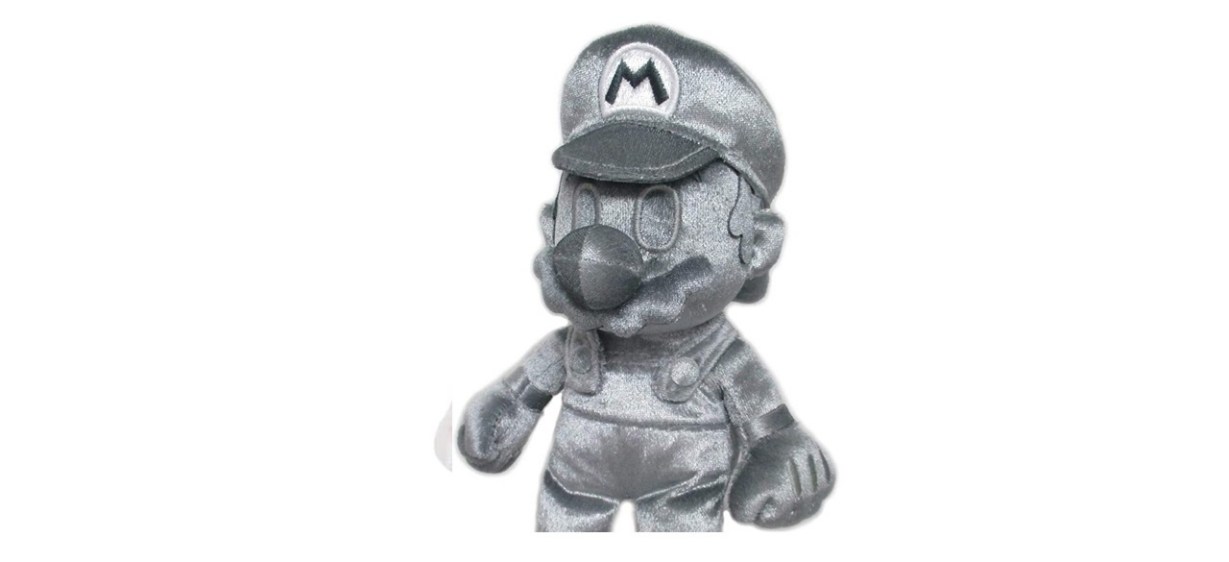 Little Buddy 1726 Super Mario All Star Collection Metal Mario Plush