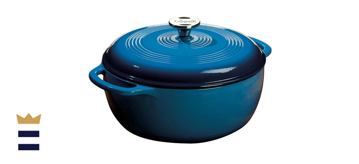 Lodge 6-Quart Enameled Cast Iron Dutch Oven