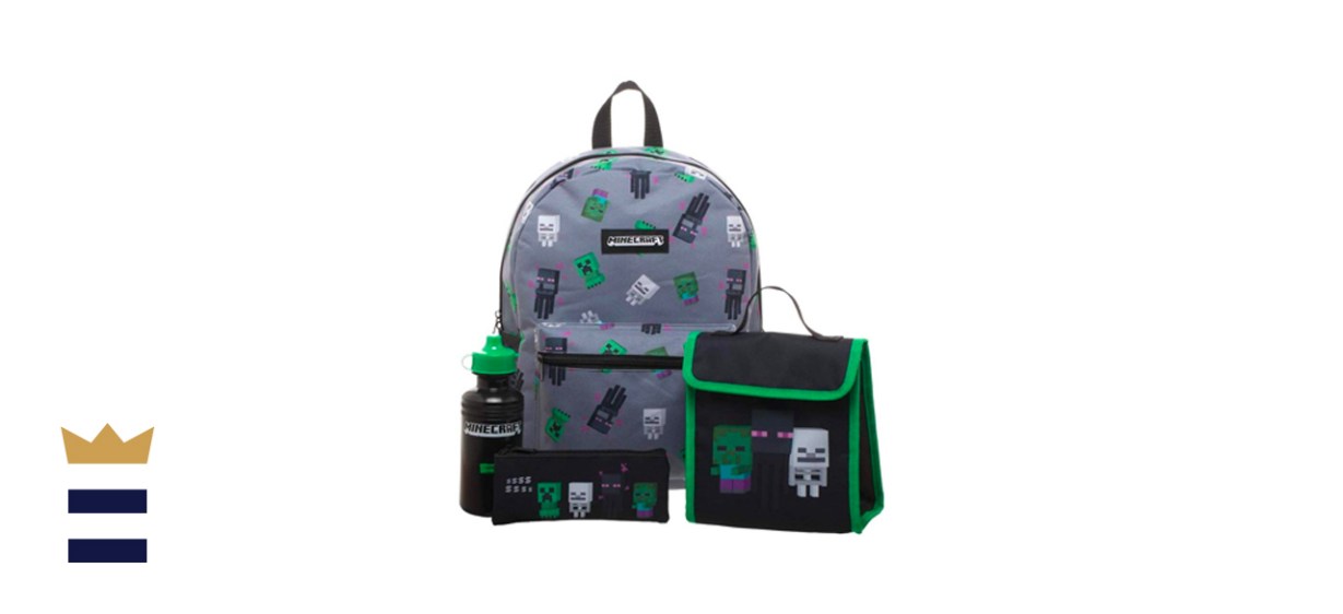 Minecraft Kids Minecraft Backpack 4-Piece Set