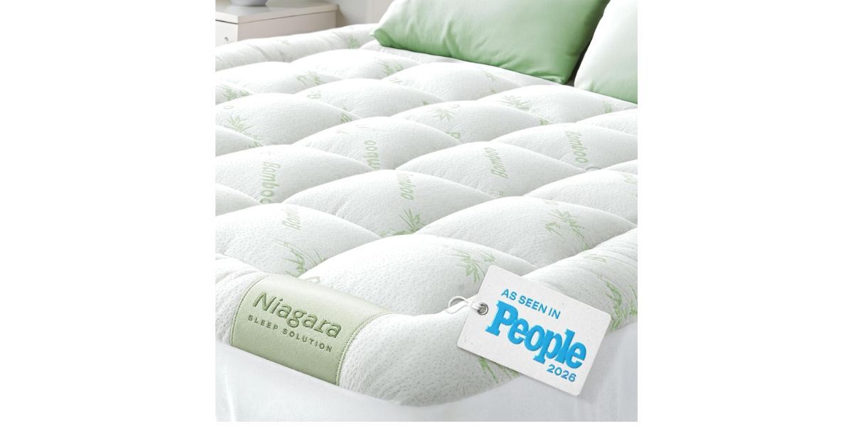  Niagara Sleep Solution Ultra Soft Queen Size Mattress Topper 