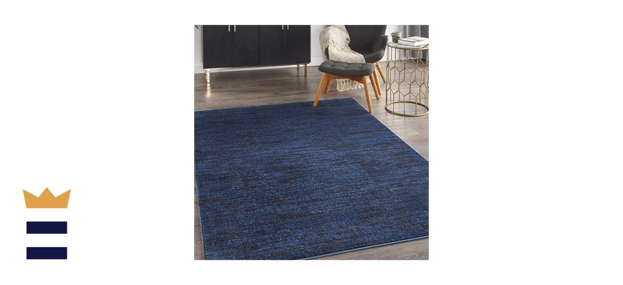 Nourison Essentials Solid Contemporary 5-by-7-Foot Area Rug