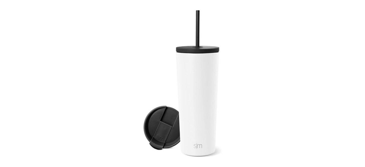 Simple Modern Tumbler With Handle And Straw Lid Insulated - Temu