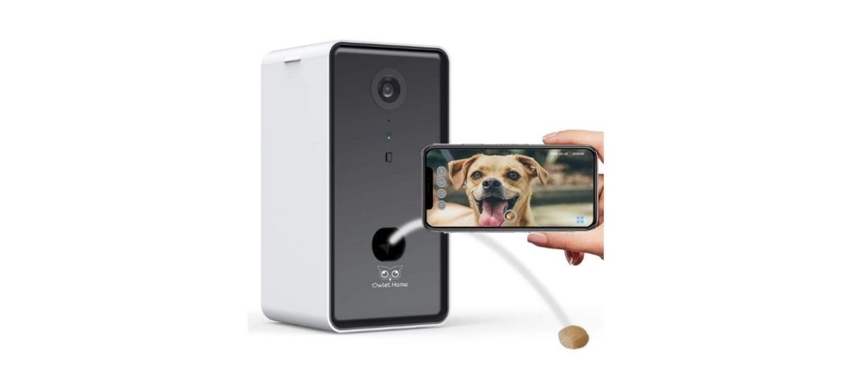 Owlet Home Pet Camera With Treat Dispenser