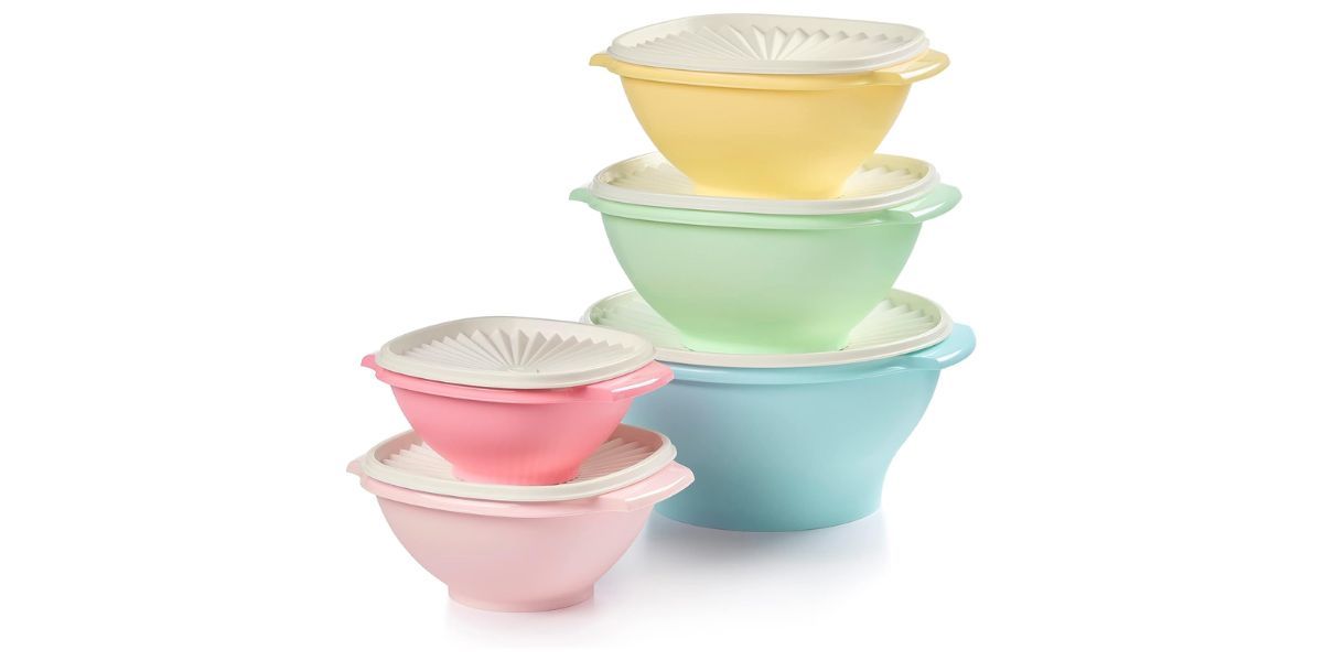 Tupperware Heritage Collection, 10 Piece Food Storage Container Set 