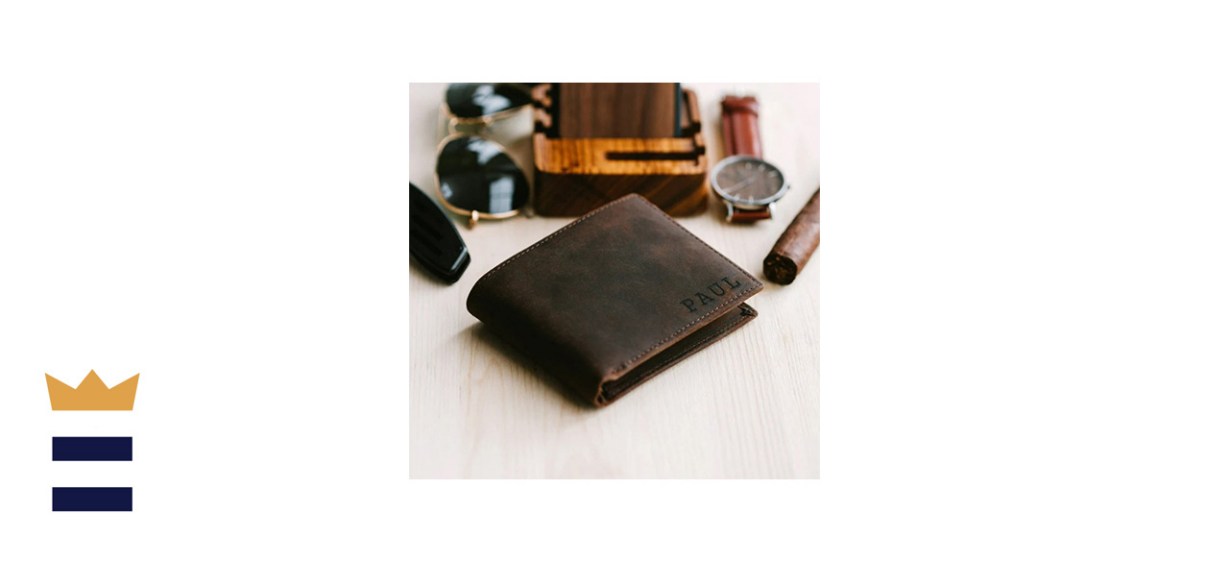 Personalized Leather Wallet