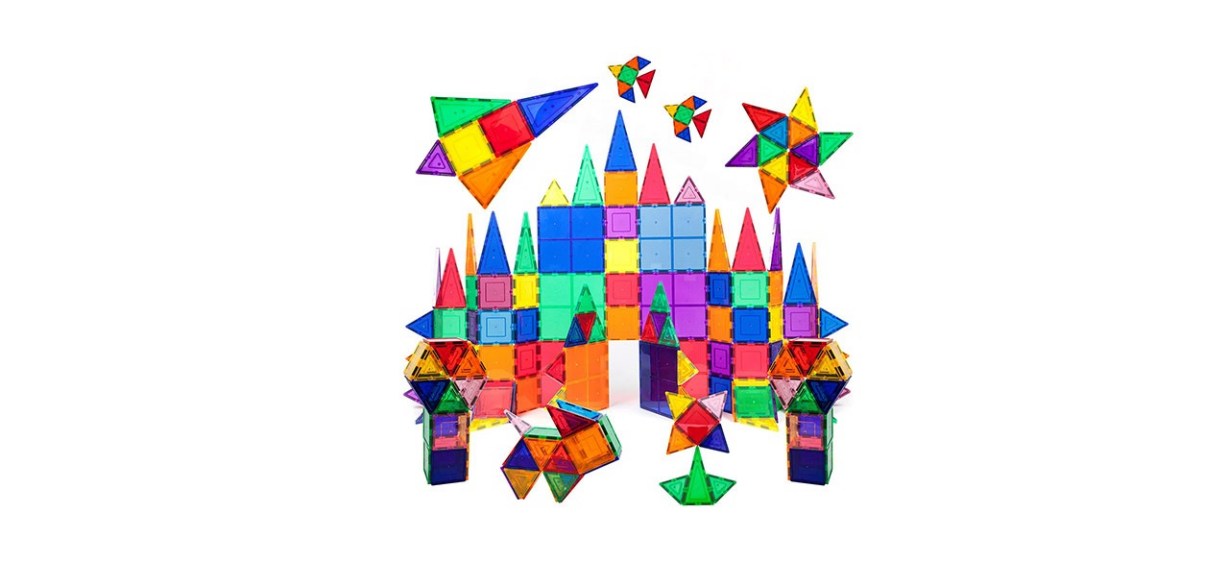 PicassoTiles 100-Piece Magnet Building Tiles