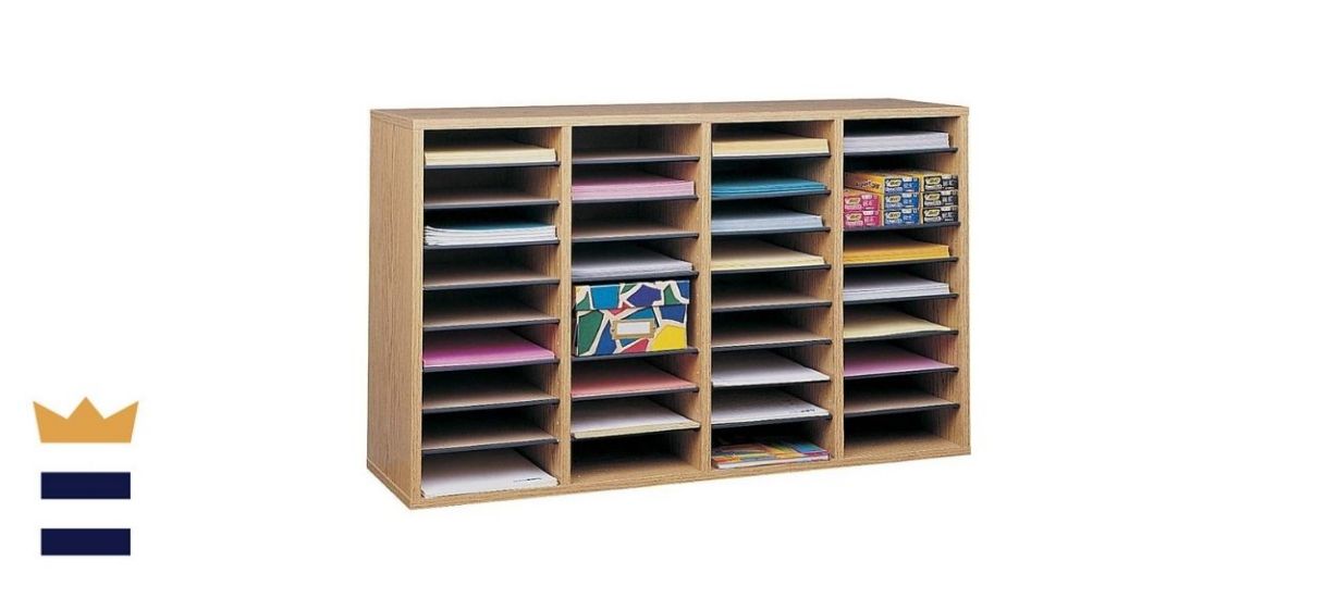 Safco Products Wood Adjustable Literature Organizer
