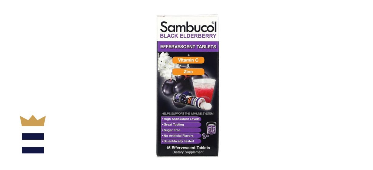Sambucol Black Elderberry + Vitamin C &amp; Zinc Effervescent Tablets