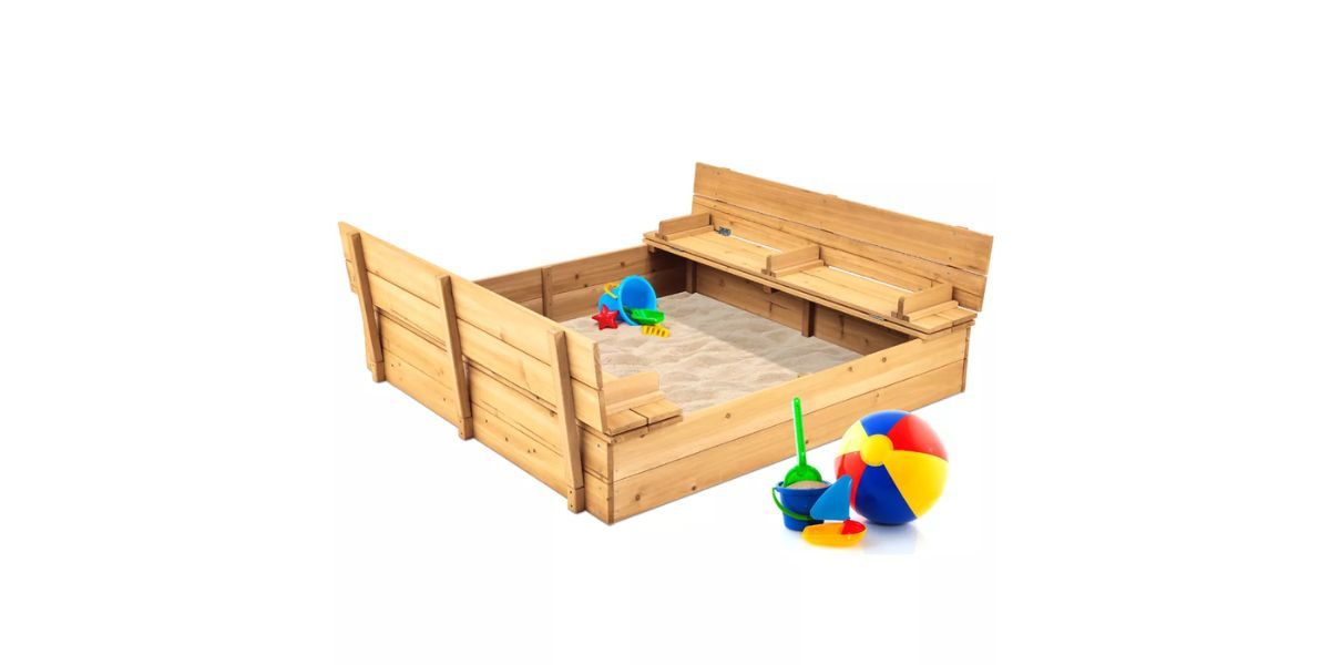 Best Choice Products 47x47-Inch Sandbox
