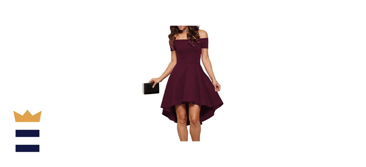 Sarin Mathews Off The Shoulder Skater Dress