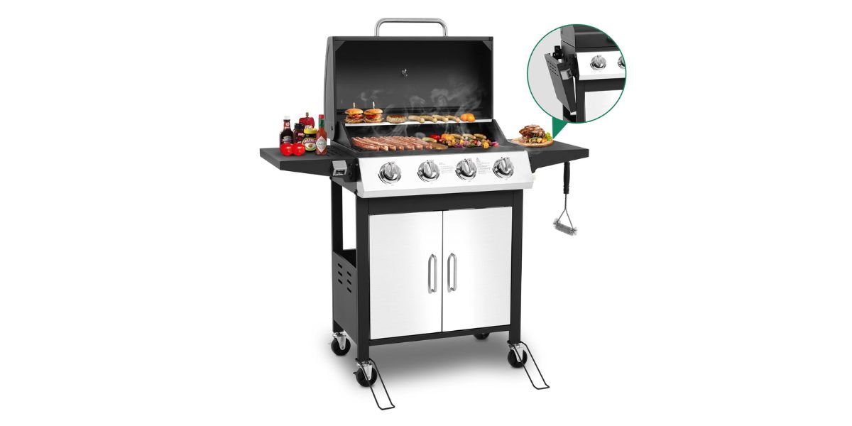 SHINPT 4-Burner Gas Grill 