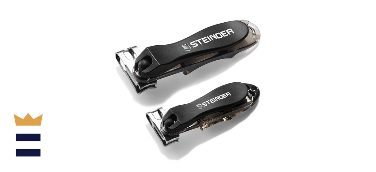 STEINDER - Easy Grip 360 Nail Clipper SET (Fingernail Clippers+