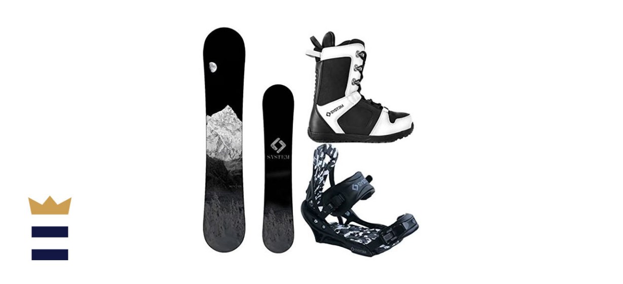 System MTN and APX Complete Snowboard Package