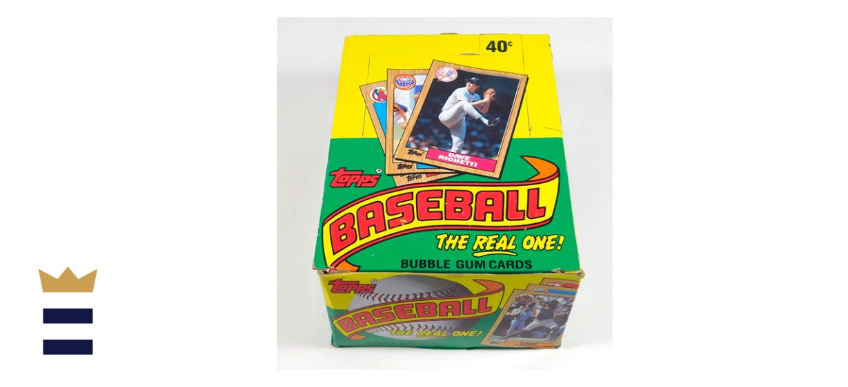 Topps 1987 Baseball Wax Pack Trading Card Box