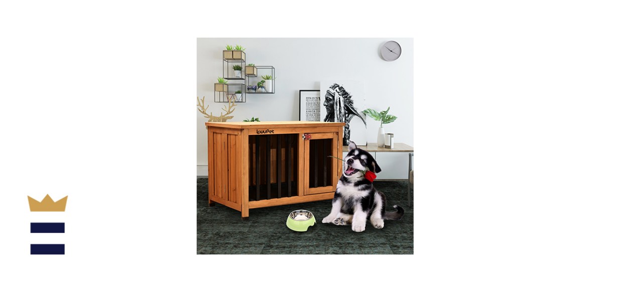 Tucker Murphy Gulley Wooden Portable Foldable Pet Crate