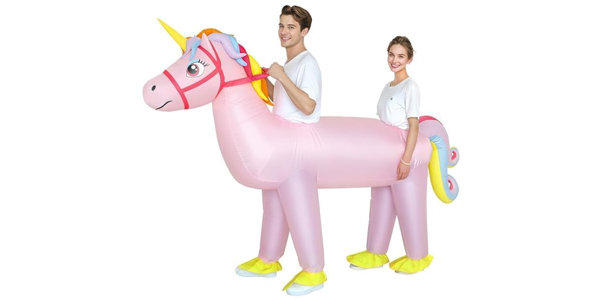 Inflatable Unicorn Costume for Couples