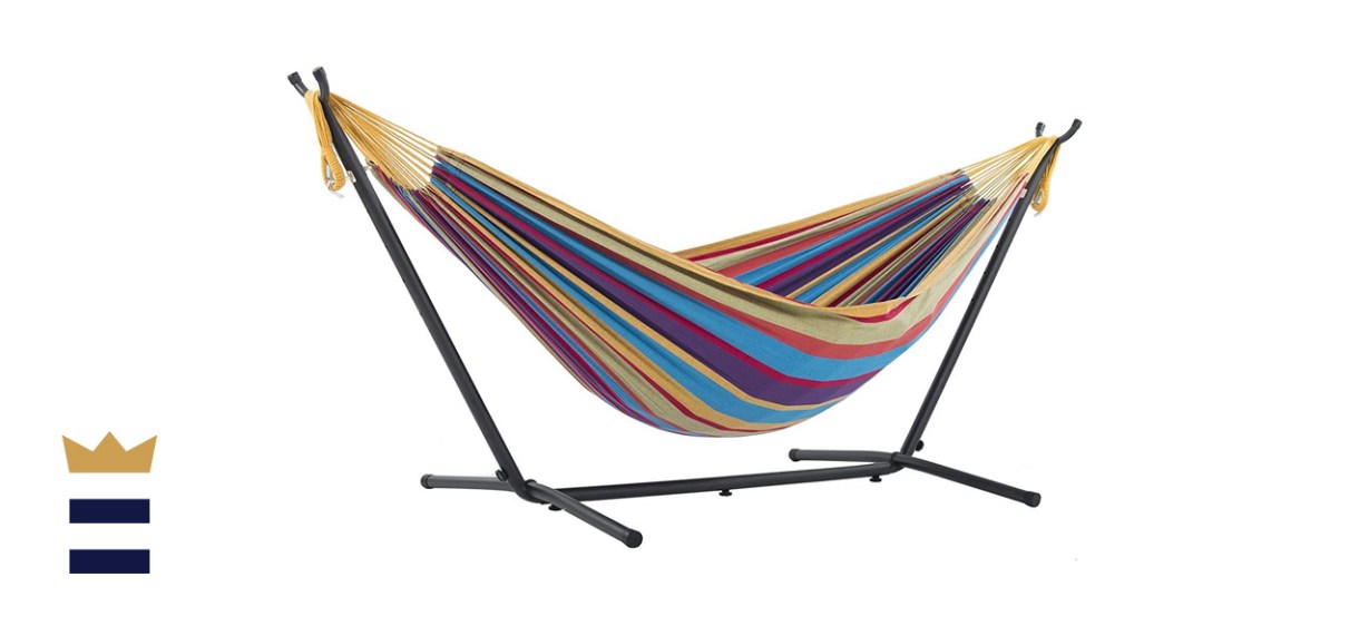 Vivere Double Cotton Hammock and Stand