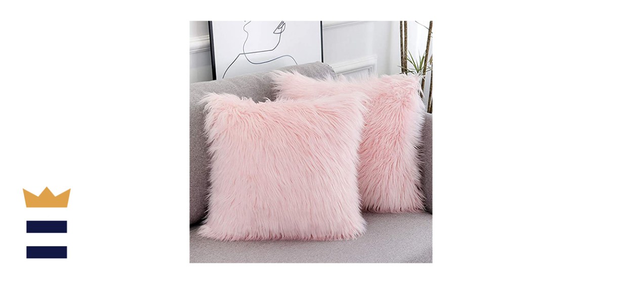 Wlnui Set of 2 Fluffy Pillow Covers