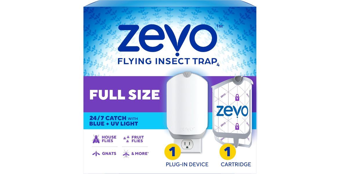 Zevo Flying Insect Trap for Fruit Flies &amp; Gnats
