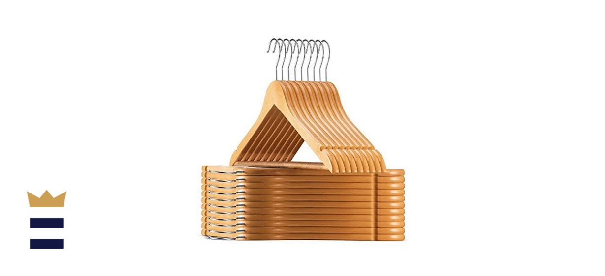 Zober Solid Wood Suit Hangers