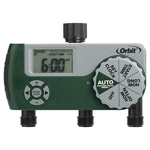 Orbit 3-Outlet Programmable Hose Faucet Timer
