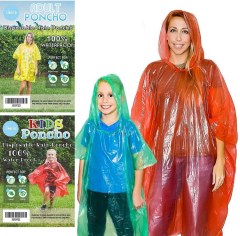 Lingito Rain Poncho Family Pack (20 pack)