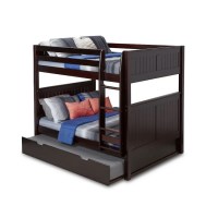 Harriet Bee Solid Wood Full Bunk Beds with Trundle