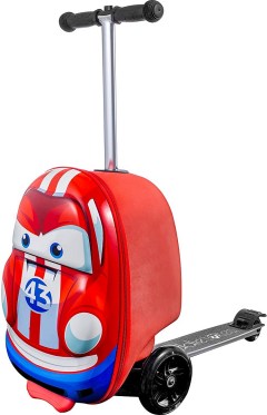 Kiddietotes Lightweight Scooter Suitcase With Light-Up Wheels