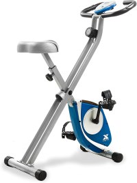 XTERRA Fitness Silver Folding Exercise Bike