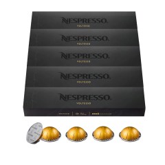 Nespresso VertuoLine Espresso Voltesso Capsules, 50 Count