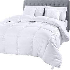 Utopia Bedding Queen Comforter Duvet Insert White