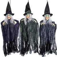 JOYIN 35.3" Hanging Wicked Witch Lawn Decoration