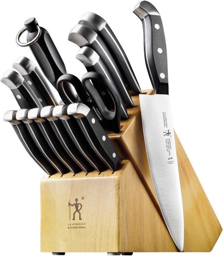 HENCKELS Statement Kitchen Knife Set with Block