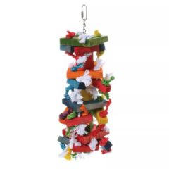 All Living Things Knots & Blocks Bird Toy