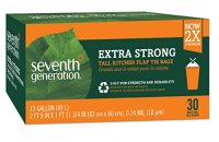 Seventh Generation Tall Twist Tie Kitchen Trash Bags, 13 Gallon