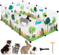 Pupteck Indoor and Outdoor Pet Playpen