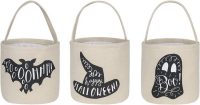 Lxitol 3 Pcs Halloween Trick or Treat Bucket