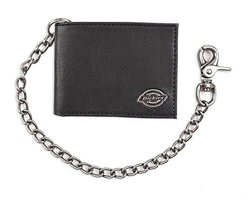 Dickies Men&#039;s Bifold Wallet with Chain