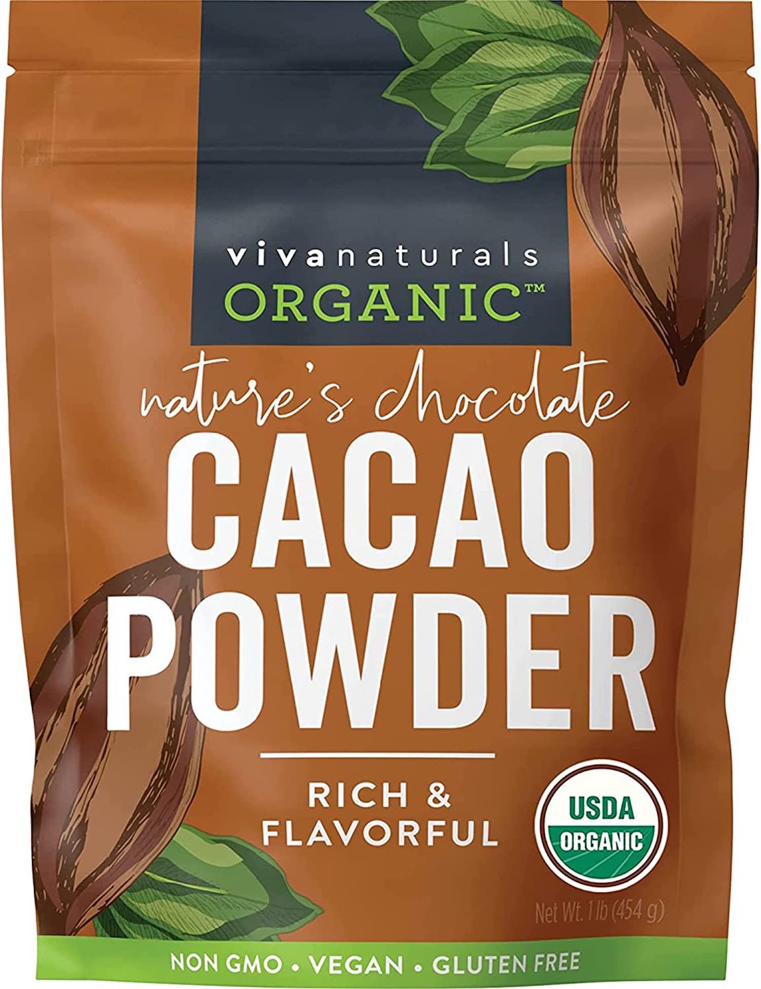 Viva Naturals Organic Cacao Powder